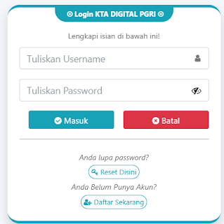 Register PGRI Kota Bitung - Persatuan Guru Republik Indonesia Cabang Kota Bitung